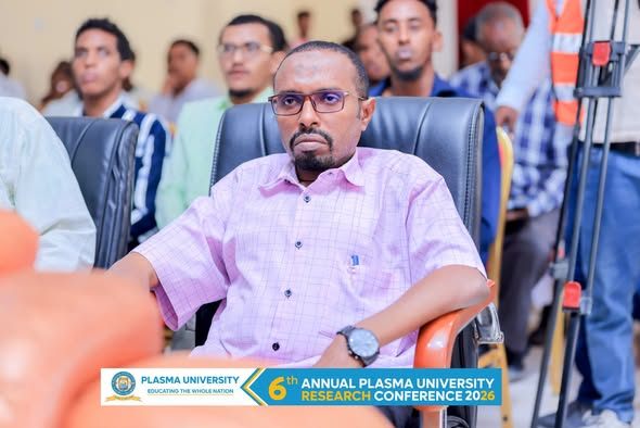 Head of the Office of Research and Innovation at Plasma University Mr. Ali Ahmed Abtidon, the 6th Research Conference of Plasma University.