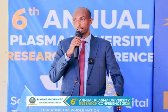 Head of the Office of Research and Innovation at Plasma University Mr. Ali Ahmed Abtidon, the 6th Research Conference of Plasma University.