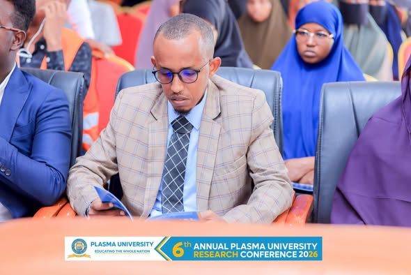 Head of the Office of Research and Innovation at Plasma University Mr. Ali Ahmed Abtidon, the 6th Research Conference of Plasma University.