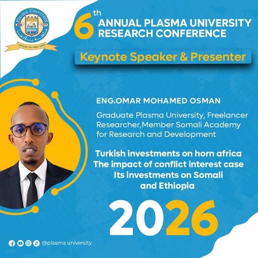 Eng. Omar Mohamed Osman is one of the presenters of the 6th Research Conference at Plasma University.