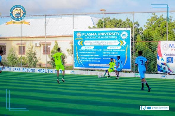 Waxaa Maanta Garoonka Isbitaalka Madina ee Magaalada Muqdisho ka furmay tartanka kubadda cagta Kulliyaddaha ee Ardayda Xarunta dhexe Jaamacadda Pla...