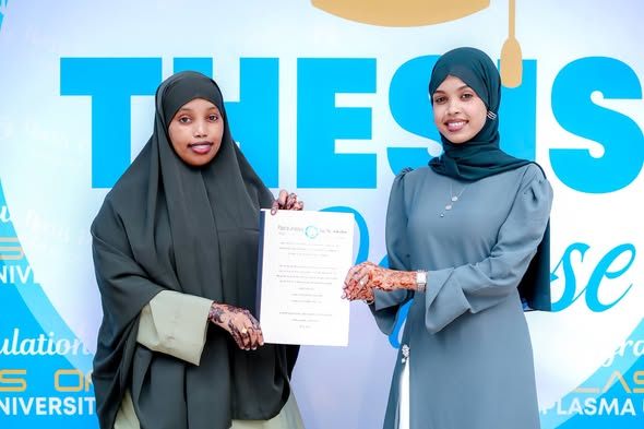 Defense of buuga Graduation of 7th batch of Plasma University PIU Center in Mogadishu.