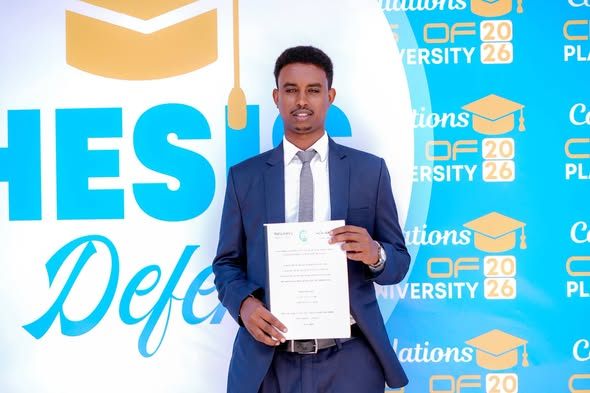 Defense of buuga Graduation of 7th batch of Plasma University PIU Center in Mogadishu.