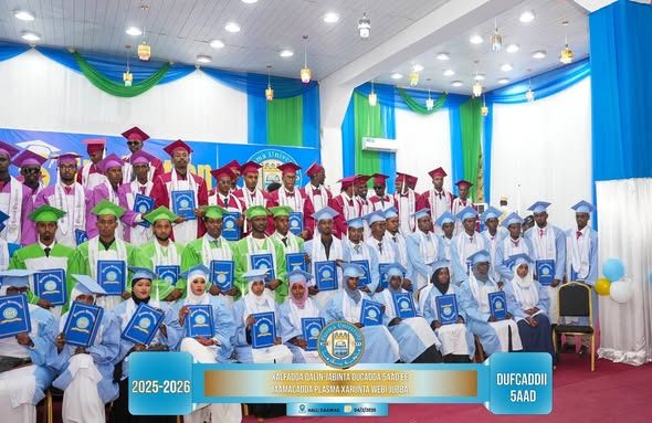 Kismaayo :- Xafladda Qalin-jebinta Dufcaddii 5 aad ee Jaamacadda Plasma, Xarunta Webi Jubba