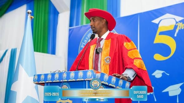 Kismaayo :- Xafladda Qalin-jebinta Dufcaddii 5 aad ee Jaamacadda Plasma, Xarunta Webi Jubba