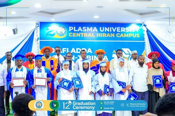 Qaybta 3aad Xafladda Qalinjebinta Dufcaddii 12aad ee Jaamacadda Plasma Xarunta Beledweyne