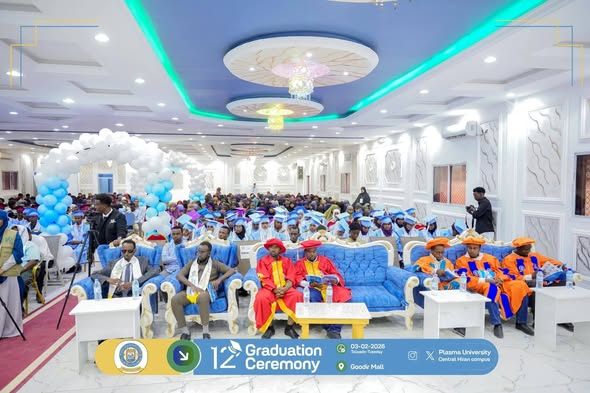 Qaybta 3aad Xafladda Qalinjebinta Dufcaddii 12aad ee Jaamacadda Plasma Xarunta Beledweyne