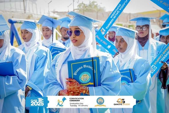 Xafladda Qalinjebinta Dufcaddii 12 aad ee Jaamacadda Plasma Xarunta Beledweyne