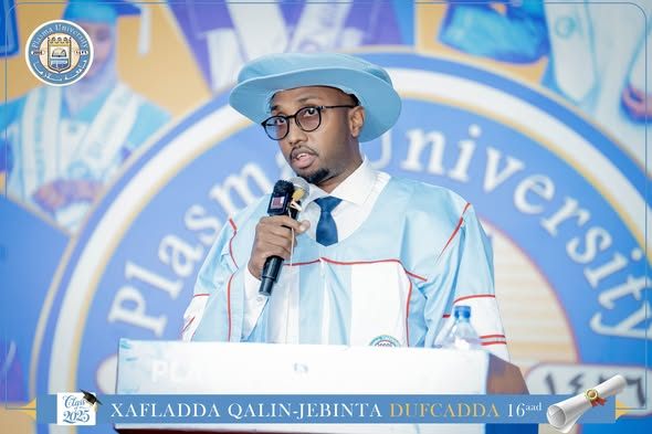 Qaybta 5aad Hadal Jeedinta Gudoomiye ku xigeenka Waxbarashada Jaamacadda Dr. Bishar Abdi Mohamed Xafladda Qalin-jebinta Dufcadda 16-aad ee Jaamacad...