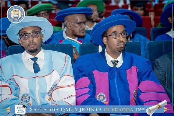 Qaybta 5aad Hadal Jeedinta Gudoomiye ku xigeenka Waxbarashada Jaamacadda Dr. Bishar Abdi Mohamed Xafladda Qalin-jebinta Dufcadda 16-aad ee Jaamacad...