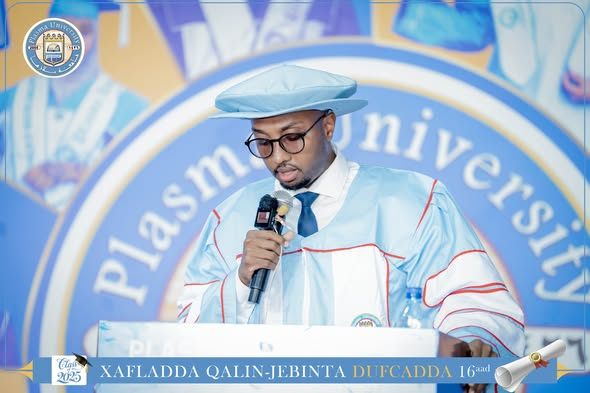 Qaybta 5aad Hadal Jeedinta Gudoomiye ku xigeenka Waxbarashada Jaamacadda Dr. Bishar Abdi Mohamed Xafladda Qalin-jebinta Dufcadda 16-aad ee Jaamacad...